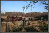 Draußen vom Walde komm ich her und ich sage euch es Weihnachtet sehr ,..... 

Na war net der Nikolaus sondern ein sehr Netter Landwirt der am 5.12.2015 uns seinen Steyr Traktor kurzfristig für einige Bilder zur Verfügung gestellt hat. 

L45H070 zog an diesem Tag einen Holz Zug von Preding nach Herbersdorf. 
