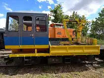 Ein Rottenkraftwagen SKL 25 / LK stand im August 2018 im Eisenbahnmuseum Weimar. 