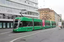 Be 6/8 Flexity 5010, auf der Linie 6, bedient die Haltestelle Gewerbeschule. Die Aufnahme stammt vom 23.11.2018.