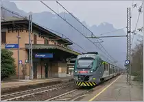 Der aus zwei Trenord ETR 425 Triebzügen bestehende Trenitalia Regionanlzug 10410 von Milano Porta Garibaldi nach Domodossola erreicht Cuzaggo und ist sogleich auch meine Rückfahrgelegenheit.
29. Nov. 2018