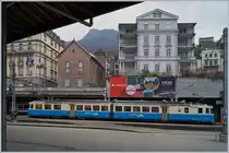 Der MOB ABDe 8/8 4002 VAUD in seiner ganzen Grösse in Montreux.
19. Nov. 2018