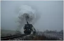 Durch des nebelige Rosental, zieht die 88.103 ihren Nikolausdampfzug von Weizelsdorf nach Ferlach. 
Kirschentheuer 2.12.2018