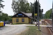 Haltestelle Siluvky am 18.August 2018.