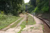 Haltestelle Radostice am 18.August 2018.