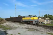503 departs Bryant with around 100 loaded sugar cane cars for Clewiston, 25 Nov 2018