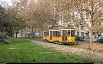 ATM Milano Ventotto 1835 am 29. November 2018 auf der Linie 1 Richtung Greco an der Viale Vittorio Veneto.