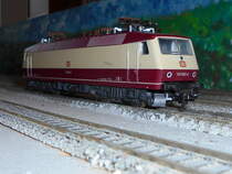 Die 120 003,von Lima,in H0,am 15.Dezember 2018,in meinem H0 Bw.