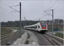 Der SBB RABe 522 210 erreicht als RE 18168 sein Ziel Meroux (TGV).
15. Dez. 2018