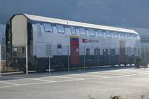 SBB Twindexx Mittelwagen A 94 85 6 502 001-9 am 15.12.18 vor dem Bombardier Werk in Villeneve abgestellt.