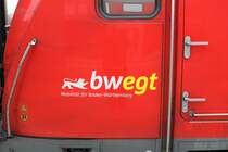 bwegt Aufkleber an DB Regio 147 014-5 am 15.12.18 in Heidelberg Hbf 