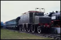 Museum Speyer am 9.8.1999: Drehstrom Elektrolok 431037 der FS im Freigelände.