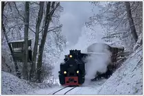 764-411R der Stainzer Bahn am 16.12.2018 kurz vor Kraubath.