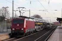 Press 189 800-6 durchfährt Nienburg(Weser) 18.12.2018