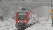 Im dichten Schneetreiben erreicht eine RB66 nach Darmstadt Hbf den Haltepunkt Darmstadt Süd.

HINWEIS: Bild seit Bahnhofsumbau 2020 so nicht mehr möglich!