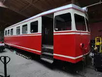 Der Talbot-Triebwagen VT 1, Baujahr 1949 im November 2018 am Bahnhof Hüinghausen.