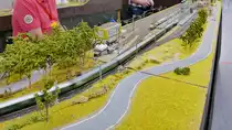 Anlage des  christlichen modellbahn team  auf der  Internationalen Modellbahn- und Modellbau-Ausstellung 2018  des  Modellbauteam Rhein-Maas e.V. , 10.6.2018