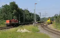 RVM 61 // Hanekenfähr // 6. Juni 2018 (am rechten Bildrand steht Lok 2 des Benteler Stahlwerk Lingen)
