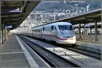 ICE271 fährt in Chur ein. (28.12.2018)