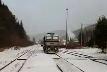 753 197-3 (KDS) zu sehen am 04.01.19 in Kraslice předměstí.