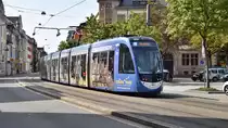 Freiburg im Breisgau - Straßenbahn CAF Urbos 305 - Aufgenommen am 16.09.2018