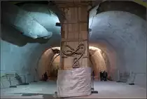 Im Stuttgarter Untergrund -

Links die Röhre in Fahrtrichtung Untertürkheim/Obertürkheim, rechts die Röhre des Fildertunnels in Fahrtrichtung Flughafen. Hinten vereinigen sich die beiden Röhren zu einem zweigleisigen Querschnitt. Die Blickrichtung geht in Richtung Hauptbahnhof.

Tage der offenen Baustelle, 05.01.2019 (M)