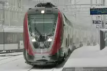 Twindexx RABe 502 207 erreicht am 5.1.19 den Bhf St. Gallen.