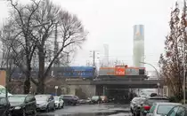 HVLE V160.x (genaue Loknummer unbekannt) // Berlin-Ruhleben // 18. Januar 2018