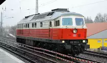 DB Cargo Deutschland AG mit 232 531-4 (9280 1 232 531-4 D-DB) am 07.01.19 Berlin-Karow.