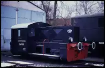 Köf 5161 des Hessencourier am 26.1.2000 im Depot des Vereins in Kassel Wilhelmshöhe.
