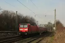 143 925 schiebt die RB27 durch Grevenbroich Erftwerk gen Grevenbroich.

Grevenbroich 22.01.2018