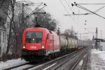 ÖBB 1116 083 in Rheinhausen-Ost 23.1.2019