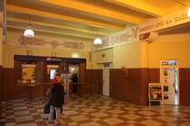 Schalterhalle des Bahnhof Uherske Hradiste am 08.September 2018.