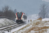 Leichter Pulverschnee liegt über der Weststeiermark 
23.01.2019 bei Pölfing Brunn 
