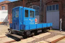 Der Schwerkleinwagen Typ Schöneweide am 07.07.2018 beim Sommerdampf im Historischen Lokschuppen Wittenberge.