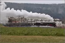 Adventsfahrt der EFZ mit 01 519. Rietheim, Dezember 2018.