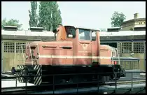 Orenstein&Koppel Diesellok der Deutschen Bundespost Lok 1 am 26.5.2001 im technischen Museum in Berlin.