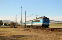 362 086-1 mit R761 zu sehen am 31.01.19 in Borovy.