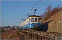 Überraschend bot der eher graue Monat Januar viele bunte Motive: 
Besonders viel Farbe brachten die MOB ABDe 8/8, welche sich mir im Dezember kaum zeigten, mir aber im Januar reichlich Gelegenheit boten, die formschönen Züge nochmals zu erleben. 

Im Bild der MOB ABDe 8/8 4004 Fribourg auf der Fahrt als Regionalzug in Richtung Montreux.
 
22. Jan. 2019