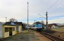 242 241-8 mit Os 7517 zu sehen am 31.01.19 in Borovy.