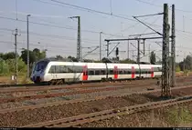 1442 176 (Bombardier Talent 2) von DB Regio Südost als RE 16129 (RE14) von Dessau Hbf nach Falkenberg(Elster) verlässt Lutherstadt Wittenberg Hbf auf Gleis 6.
[1.8.2018 | 18:09 Uhr]