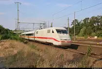 401 518-6 (Tz 118) als ICE 695 (Linie 11) von Berlin Hbf nach München Hbf erreicht Lutherstadt Wittenberg Hbf auf Gleis 2.
[1.8.2018 | 18:12 Uhr]