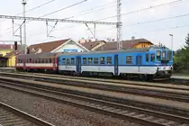 CD 842 017-6 am 08.September 2018 im Bahnhof Stare Mesto u Uherske Hradiste.