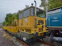 Ein Schwerkleinwagen (53-0676) auf dem Gelände des Bochumer Eisenbahnmuseums. (September 2018)
