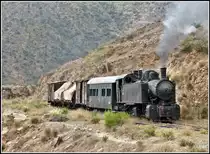 Eritrean Railways steamtrain special zwischen Nefasit und der Ausweichstelle Lessa. (17.01.2019)