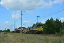29006 alias 266 005-8 von Heavy Haul Power International GmbH brummt mit einem Kieszug durch Berlin Wuhlheide.

Berlin 24.07.2018