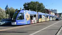Freiburg im Breisgau - Straßenbahn CAF Urbos 304 - Aufgenommen am 27.09.2018 