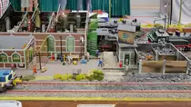 Spur-1-Anlage des MEC Wuppertal auf der  Internationalen Modellbahn- und Modellbau-Ausstellung 2018  in Straelen, 10.6.2018