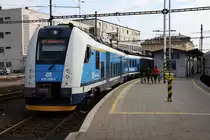 CD 640 006-3 am 15.September 2018 im Bahnhof Brno hl.n..