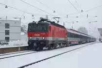 1144 208-6 mit dem IC 119 in Dornbirn Hbf. 3.2.19