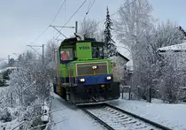 BLS TRAKTOREN:
BLS Tm 235 094-0 bei Biberist unterwegs am 29. Januar 2019.
Foto: Walter Ruetsch 